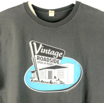 Vintage Roadside Mid Century Retro T-Shirt XL Mens Kitsch Americana MCM - £15.06 GBP