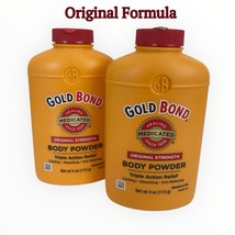 Gold Bond Maximum Strength Medicated Body Powder Original Talc 4 oz Two ... - $692.16 MXN