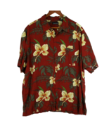 FLAWS Vtg OP Ocean Pacific Sunwear Floral Surfer/Skater Hawaiian Shirt M... - $17.57 CAD