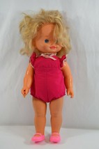 Chatty Patty Doll Mattel 1964 Made in Mexico Talking Toy Pink Outfit Blonde 16&quot;  - £23.05 GBP