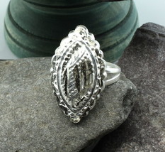 Ethnic Indian Cute Long ship Style Sterling Silver ring for Women - $31.65