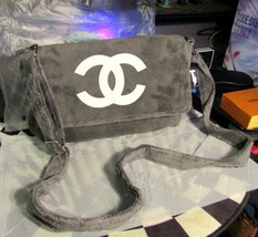 Authentic Chanel Grey Makeup Crossbody Medium Bag Chanel Precision Beaute NEW - £209.09 GBP