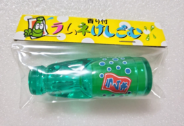 Ramune Eraser Bottle Soda Case Green Old Rare Retro Japan - £19.12 GBP