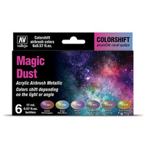 The Shifters Acrylic Airbrush Paint 6 Colours - Magic Dust - £46.81 GBP