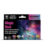 The Shifters Acrylic Airbrush Paint 6 Colours - Magic Dust - £46.05 GBP