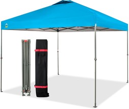 Crown Shades 10X10 Canopy Tent, Pop Up Beach Tent For Outdoor Shades, Sky Blue - £121.70 GBP