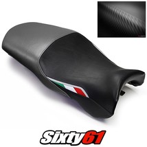 Ducati Supersport Seat Cover 1999-2006 2007 Front Silver Black Luimoto Carbon - £141.84 GBP