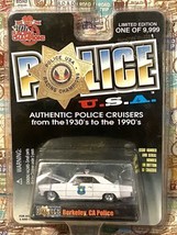 Racing Champions Police U.S.A. Berkeley CA POLICE &#39;66 Chevy Nova New 1:64 - $9.49