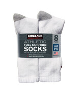 Kirkland Signature Men&#39;s Athletic Sock, 8-pair Arch Support Made in USA - €16,06 EUR