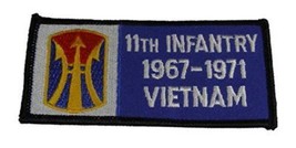 11TH INF VIETNAM PATCH - $5.00