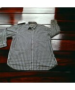 Vintage High Sierra Cotton Blue Plaid LS Shirt with Grey Poly Blend Lini... - $19.75