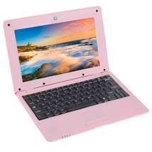 netbook pc 10.1 inch 8gb a33 quad core Wi-Fi LAN camera android laptop pink - £150.80 GBP