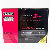Zenith Digital TV Tuner Converter Box DTT901 Open Box With Cables- NO RE... - $24.99