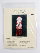 Cheryl Schaeffer Rainbow Gallery Santa is Coming Ornament Tassel Needlep... - $127.93 MXN
