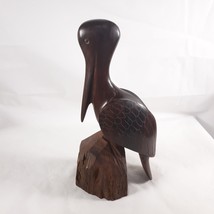Carved Wooden Pelican Bird Midcentury Modern Vintage - £15.57 GBP