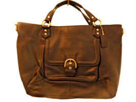 NWT Coach Campbell Izzy Mahogany Brown Satchel Handbag Business Tote F24683 - $167.31