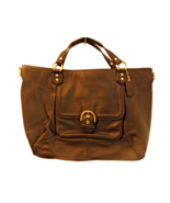 NWT Coach Campbell Izzy Mahogany Brown Satchel Handbag Business Tote F24683 - €143,89 EUR