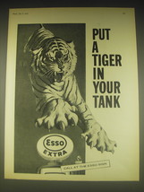 1962 Esso Extra Petrol Ad - Put a tiger in your tank - $18.49