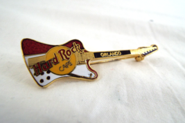 Hard Rock Cafe ORLANDO FLORIDA Explorer Guitar Shaped Pin USA Collectible - $9.40 CAD