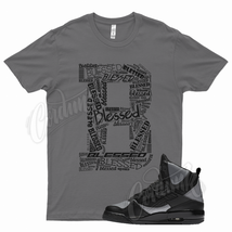 Grey BLESSED T Shirt for J1 Flight 45 High Black Cool Gray Anthracite - £20.27 GBP+