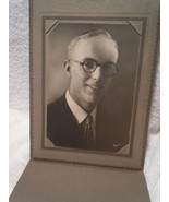 Vintage Wheres Waldo Young Man Senior Portrait 1940&#39;s  - £7.03 GBP