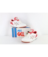 NOS Vtg 90s Asics Mens 13 Spell Out Gel Extreme Sneakers Shoes White Red... - $1,817.37 MXN