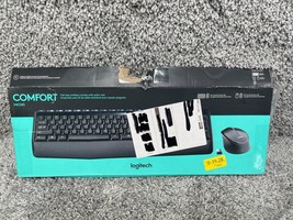 Logitech Comfort MK345 Black Wireless Keyboard And Mouse Combo Windows OS - £18.91 GBP