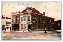 Bonham National Bank Fairbury Nebraska NE UNP DB Postcard R23 - £11.70 GBP