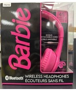 Barbie Bluetooth Headphones, Pink Wireless Headphones with Microphone - £39.52 GBP