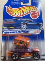 Hot Wheels 1998 First Editions #2 Of 40 slide Out Orange Rt Man - £11.65 GBP