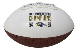 Baltimore Ravens Super Bowl XLVII Champions Logo Football - £38.70 GBP