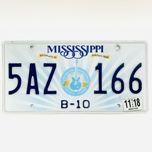 2018 United States Mississippi 3/4 Ton Truck License Plate 5AZ 166 - $11.87