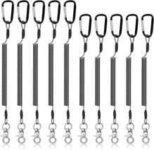 10 PCS Heavy Duty Fishing Lanyards with 2 Sizes, Retractable Safety Fish... - $30.91