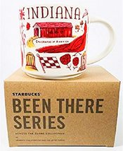 Starbucks 2018 Indiana Been There Collection Coffee Mug NEW IN BOX - £23.58 GBP