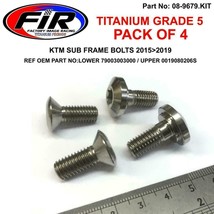 TITANIUM Subframe Mounting Mount Bolts Lower + Upper Kit  KTM EXC150 tpi... - £22.82 GBP