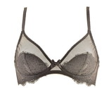 L&#39;AGENT BY AGENT PROVOCATEUR Womens Bra Sheer Lace Black Size 32B - £23.00 GBP