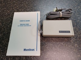 Monitron 2000 AC Power Line Monitor &amp; User&#39;s Guide - £38.12 GBP