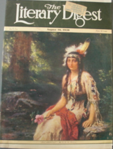 The Literary Digest, August 16, 1930, Volume 106, No. 7. Whole No. 2104,... - $25.00