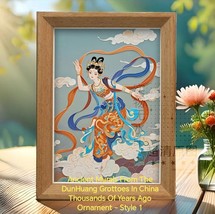Ancient China Murals From The DunHuang Grottoes Thousands Of Years Ago Ornament - $1,123.15 MXN
