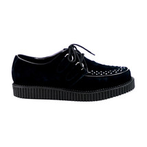 CRE602S/B Men&#39;s Gothic Rockabilly Black Suede 1&quot; Platform Creepers Punk ... - $1,557.61 MXN