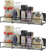2 Pack Magnetic Spice Rack Organizer,Super Strong Magnetic Shelf, Perfect Space - £11.77 GBP