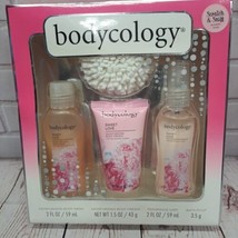NIB Bodycology Sweet Love Gift Set Body Wash Body Cream Fragrance Mist 2oz - $18.78