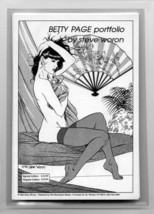 Pinup Girl BETTY PAGE #1 Art Portfolio *SIGNED* HOT Item by Steve Woron - £11.54 GBP