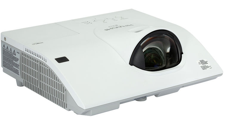HITACHI CP-BW301WN HDMI PROJECTOR 3000 ANSI LUMENS 3-CHIP LCD WXGA +LAMP 1210Hrs  			