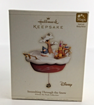 Hallmark Ornament Disney Winnie The Pooh Swooshing Through The Snow Motion 2006 - $46.24