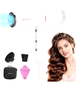 Hair Blow Dryer with Diffuser, IG INGLAM Professional 110,000 RPM Brushl... - $89.09