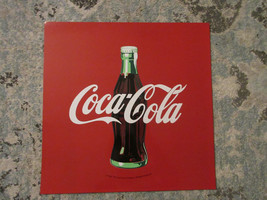 1990 vintage coca cola bottle advertisement sign coke - $83.76