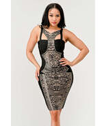 Athina Dark Aztec Dress - $1,733.96 MXN