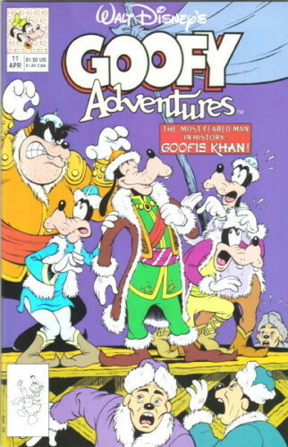 Walt Disney's Goofy Adventures Comic Book #11 Disney Comics 1991 NEAR MINT NEW - £2.38 GBP