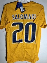 adidas  NHL T-Shirt Nashville Predators Miikka Salomaki Gold sz M - £6.64 GBP